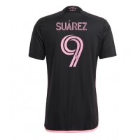 Maglia Calcio Inter Miami Luis Suarez #9 Seconda Divisa 2024-25 Manica Corta